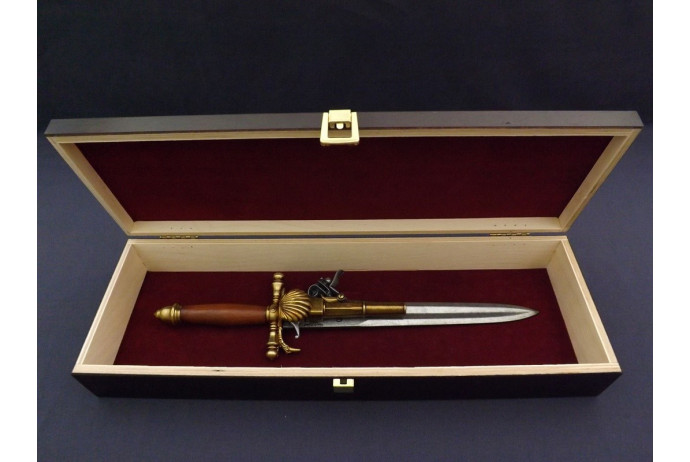 REPLIKA FRANCUSKI PISTOLET-SZTYLET W PUDEŁKU DENIX MODEL 1204+P01