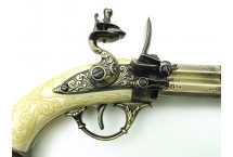 replika trzylufowy pistolet na tablo denix model 5306+TM+23