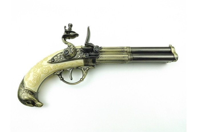 replika trzylufowy pistolet w pudełku danix model 5306+P01