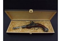 replika pistolet skałkowy w pudełku denix model 1296G+P02