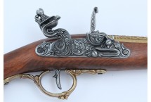 Replika niemiecki pistolet skałkowy na stojaku Denix model 1260L+800
