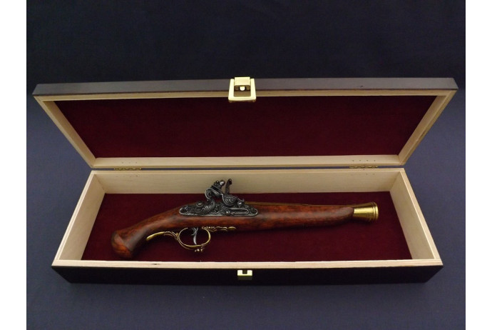 REPLIKA NIEMIECKI PISTOLET SKAŁKOWY W PUDEŁKU DENIX MODEL 1260L+P01
