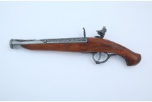 Replika niemiecki pistolet skałkowy na tablo Denix model 1260G+TM+11G