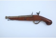replika pistolet skałkowy na stojaku denix model 1196L+801