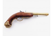 replika pistolet skałkowy na stojaku denix model 1296L+800