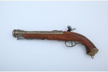 replika pistolet skałkowy na stojaku Denix model 1104L+801
