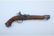 replika skałkowy pistolet na stojaku Denix model 1104G+800