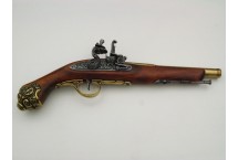 replika pistolet skałkowy na stojaku Denix model 1077L+801