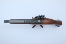 replika pistolet skałkowy na stojaku Denix model 1077G+801