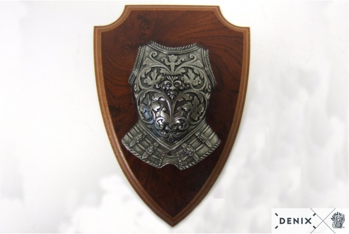 tarcza z półpancerzem i dwoma mieczami denix model 506