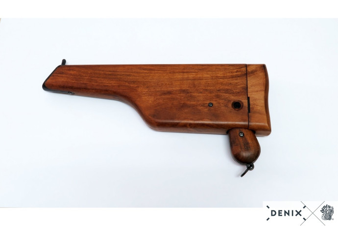 Replika pistolet Mauser c96 z drewnianą kolbą Denix model 1025