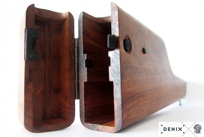 Replika pistolet Mauser c96 z drewnianą kolbą Denix model 1025