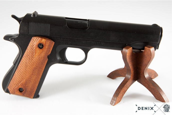 Replika pistolet automatyczny .45 M1911A1 na stojaku DENIX MODEL 8316+800