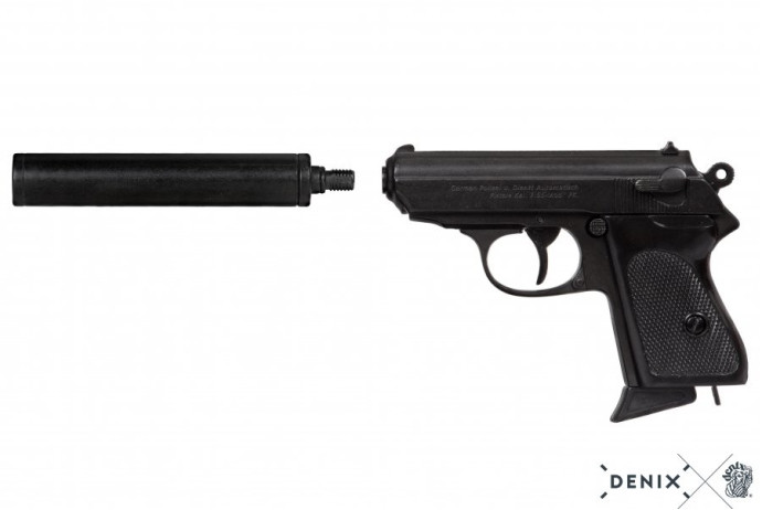 Replika pistolet z tłumikiem Denix model 1311