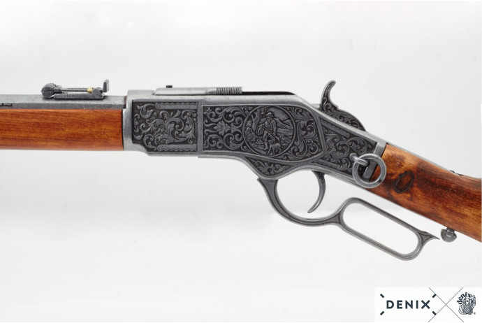 Replika winchester "73" na tablo Denix model 1253G+T+35