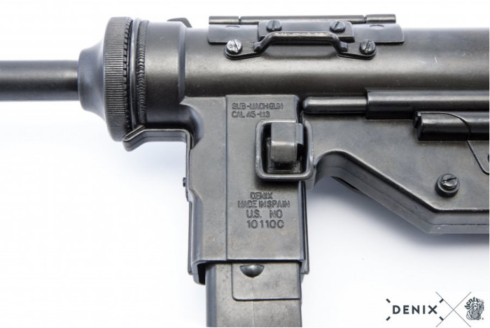 Replika pistolet maszynowy m3 cal.45 Denix model 1313