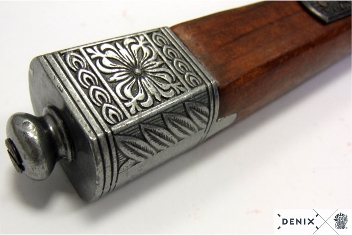 replika pistolet z toporem na stojaku denix model 1010+801