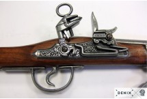 replika pistolet z toporem na stojaku denix model 1010+800