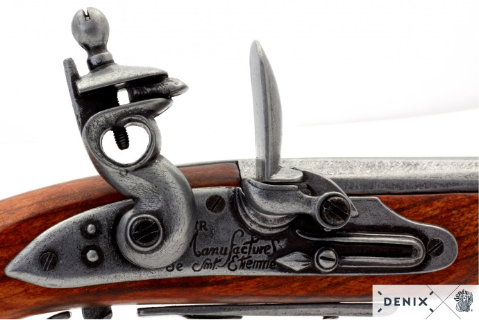 Replika piracki pistolet na stojaku Denix model 1012+801