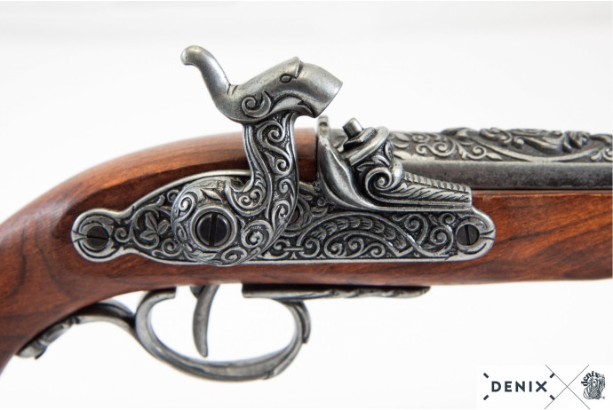 Replika pistolet Brescia na stojaku Denix model 1013G+801