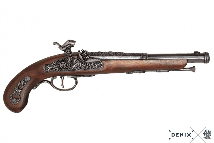Replika francuski pistolet na stojaku Denix model 1014G+800
