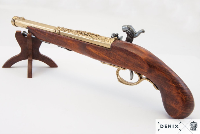 Replika francuski pistolet na stojaku Denix model 1014L+800