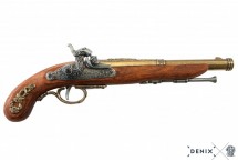 Replika francuski pistolet na stojaku Denix model 1014L+801
