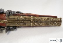 Replika pistolet napoleński na stojaku Denix model 1026+800