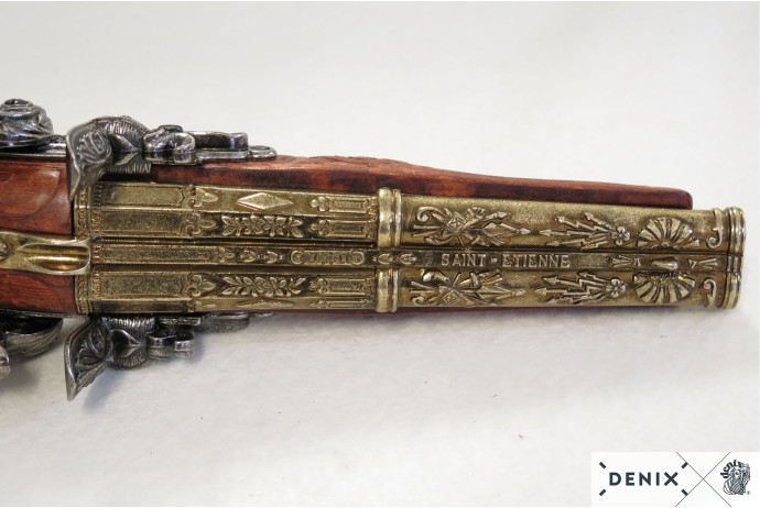 Replika pistolet napoleński na stojaku Denix model 1026+800