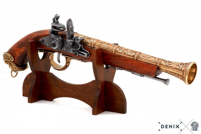 Replika włoski pistolet XVIIIw Denix model 1031 L