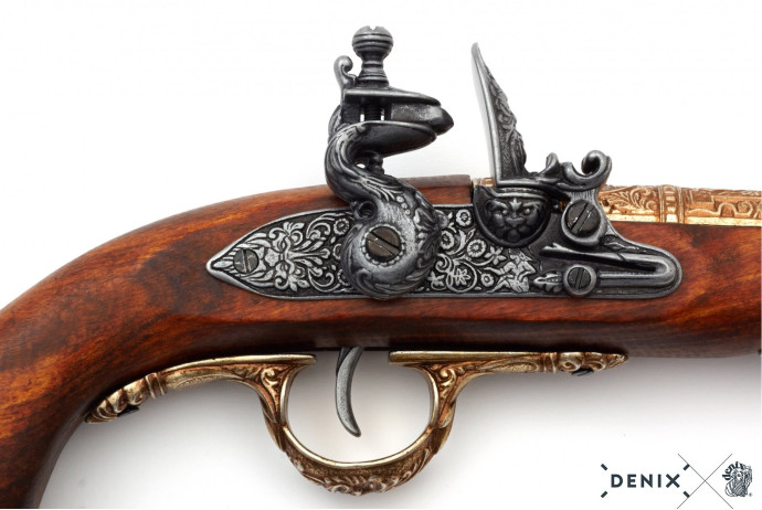 Replika włoski pistolet XVIIIw Denix model 1031 L
