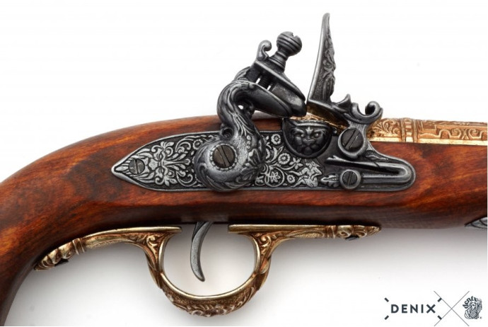 Replika włoski pistolet XVIIIw Denix model 1031 L
