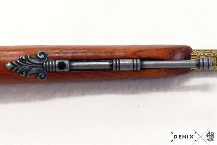 replika pistolet skałkowy na stojaku Denix model 1043L+801