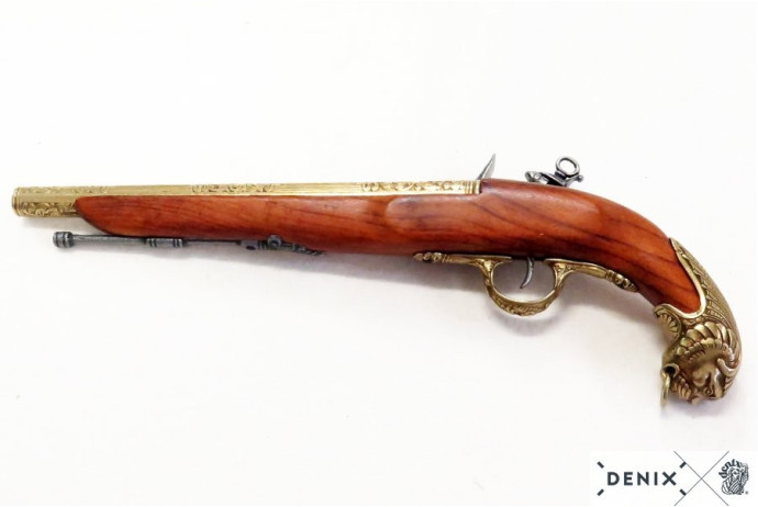 replika pistolet skałkowy na tablo Denix model 1043L+TM+TGD