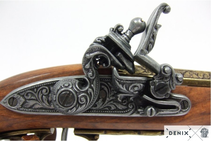 replika pistolet skałkowy VIIIw Denix model 1077 L