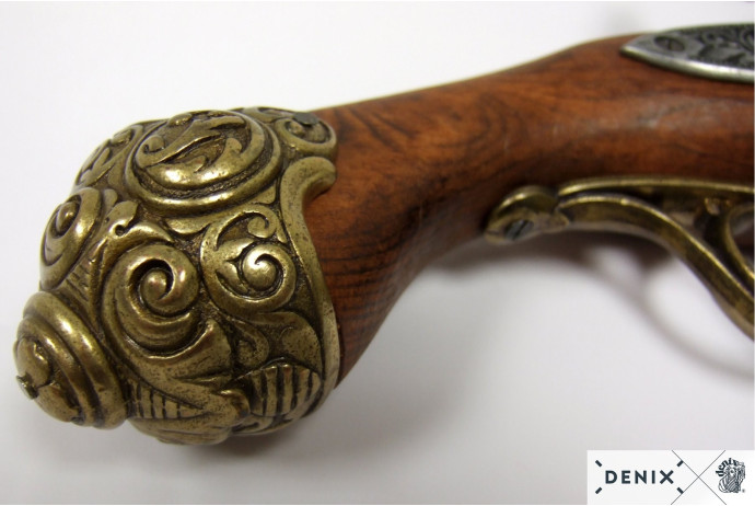 replika pistolet skałkowy VIIIw Denix model 1077 L