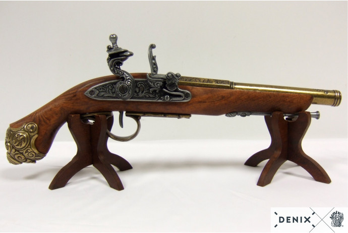 replika pistolet skałkowy VIIIw Denix model 1077 L