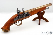 Replika piracki pistolet skałkowy XVIIIw Denix model 1103 L