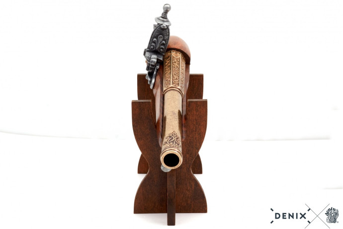 Replika piracki pistolet skałkowy XVIIIw Denix model 1103 L