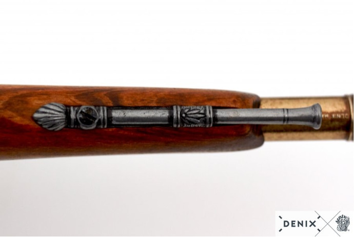 Replika piracki pistolet skałkowy XVIIIw Denix model 1103 L