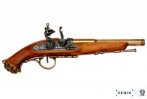 replika piracki pistolet na stojaku Denix model 1103L+800