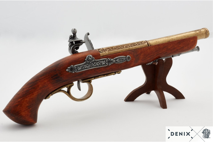 replika napoleoński pistolet skałkowy Denix model 1127 L