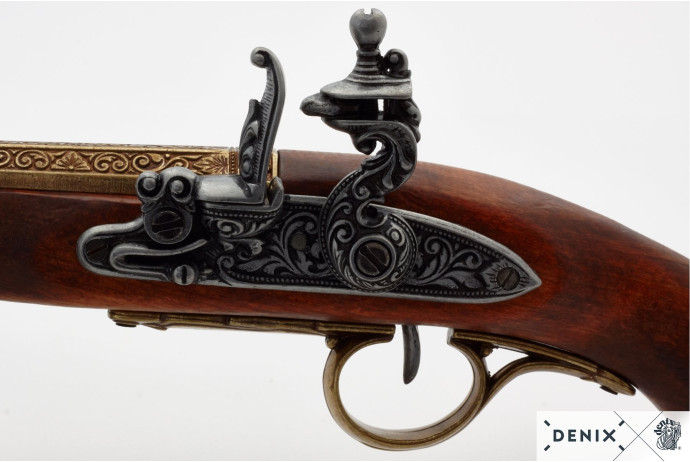 replika napoleoński pistolet w pudełku Denix model 1127L+P01