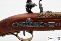 replika napoleoński pistolet na stojaku Denix model 1127L+801