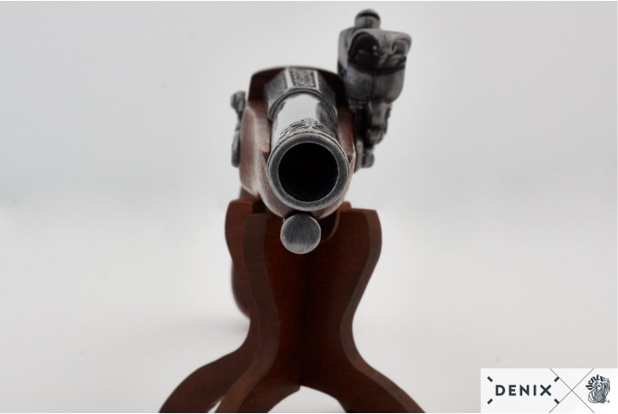 replika piracki pistolet skałkowy Denix model 1129 G