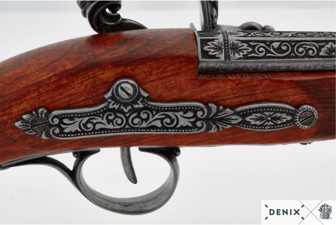 replika piracki pistolet na stojaku denix model 1129G+800