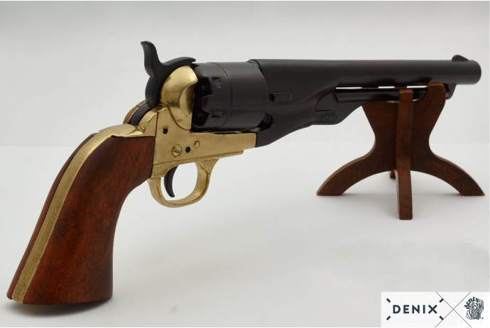 replika rewolwer colt na stojaku denix model 1007L+801
