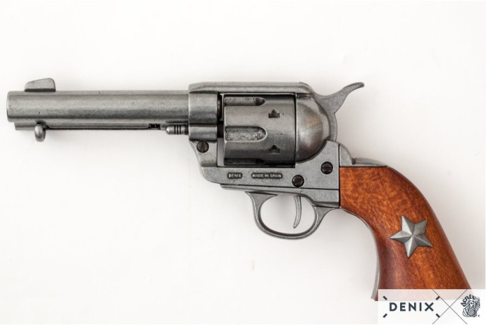 Replika rewolwer .45 peacemaker na stojaku denix model 1038+801