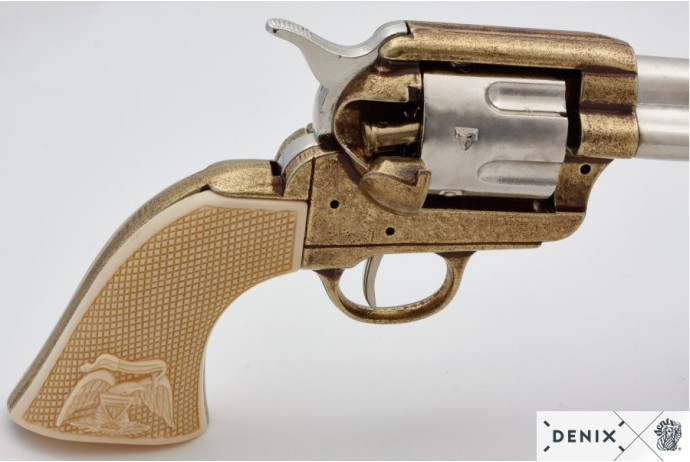 replika rewolwer peacemaker na stojaku denix model 1108L+801