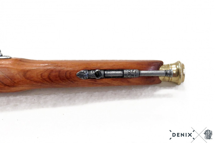replika pistolet skałkowy na stojaku denix model 1196L+801